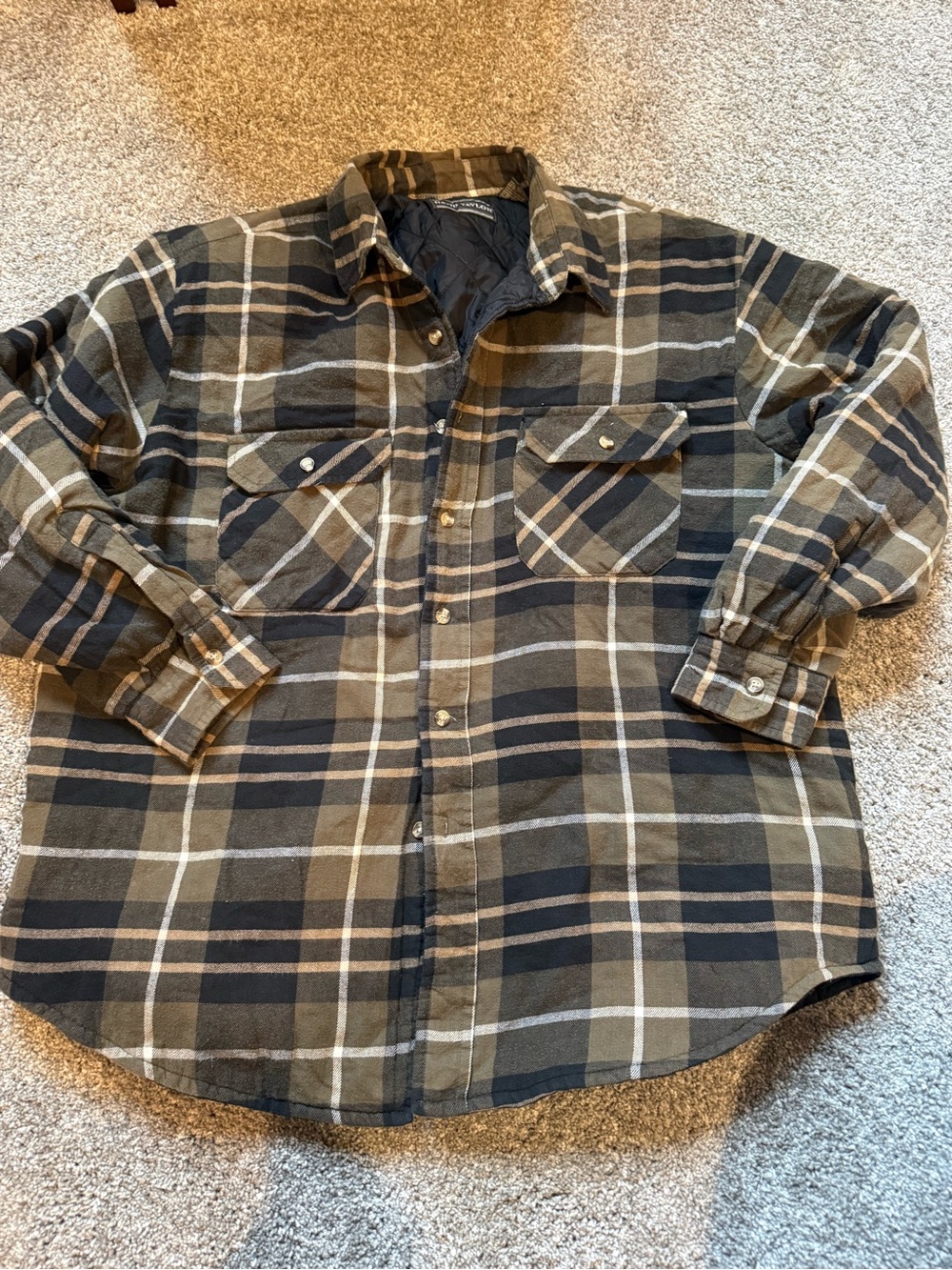 DAVID TAYLOR INSULATED FLANNEL SHIRT - Men’s XL
